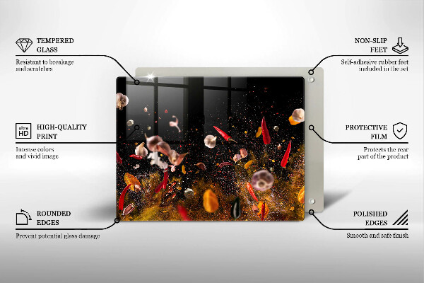 Cobertura de indução Especiarias picantes