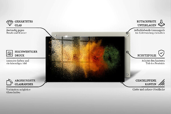 Cobertura de indução Especiarias coloridas