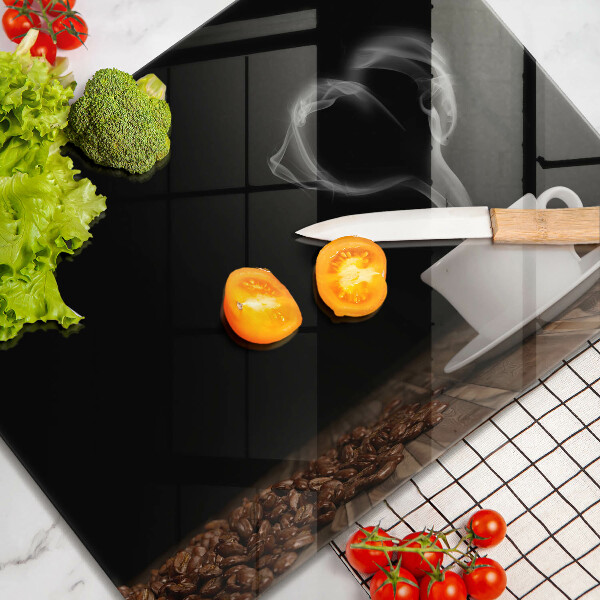 Vidro para placas de indução Coração de xícara de café