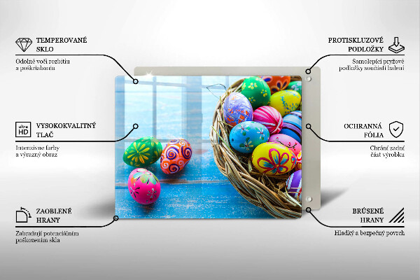 Tampa da placa de indução ovos de páscoa