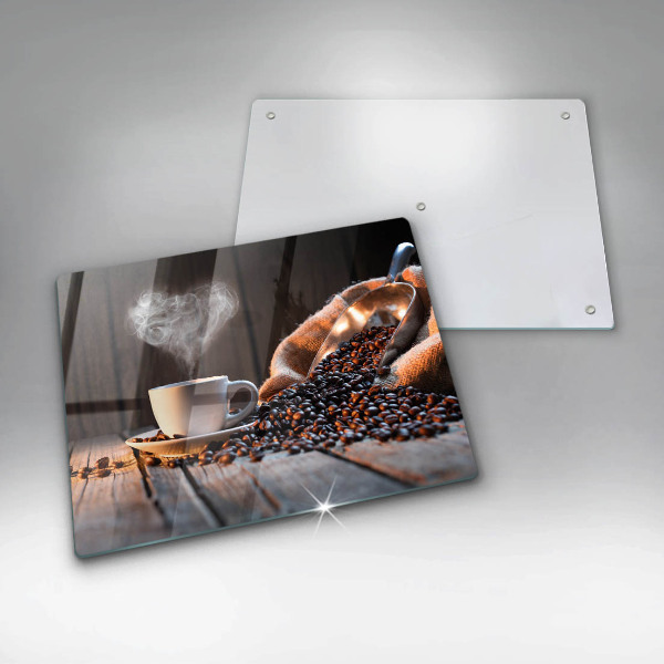 Revestimentos de parede a gás Uma xícara de café e um coração