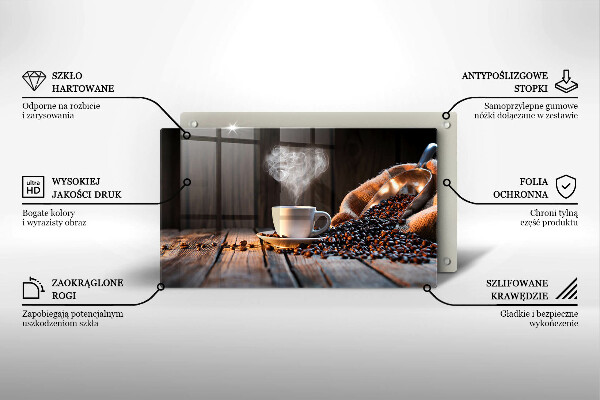 Revestimentos de parede a gás Uma xícara de café e um coração