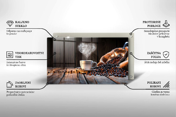 Revestimentos de parede a gás Uma xícara de café e um coração