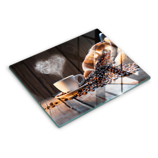 Revestimentos de parede a gás Uma xícara de café e um coração