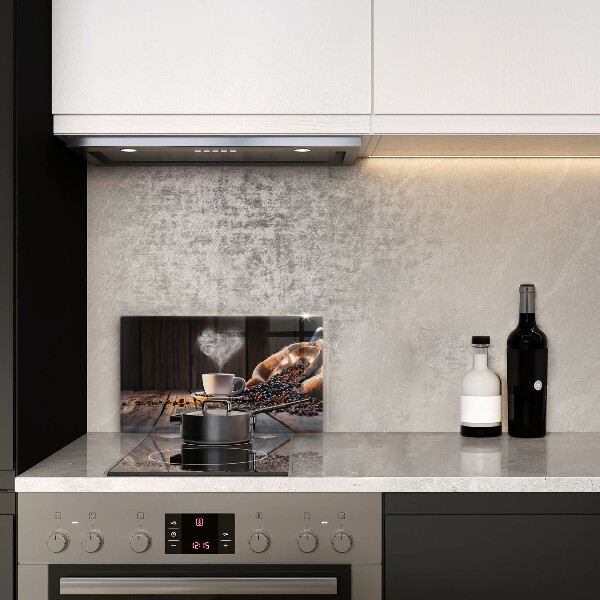 Revestimentos de parede a gás Uma xícara de café e um coração