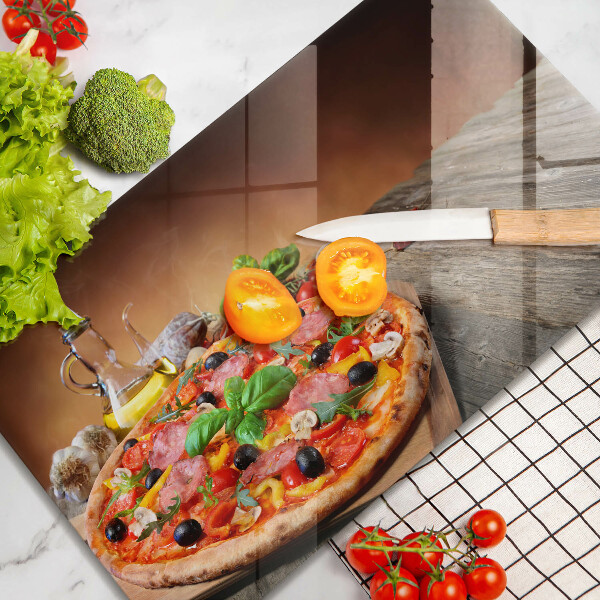 Tampa de parede do fogão a gás pizza italiana