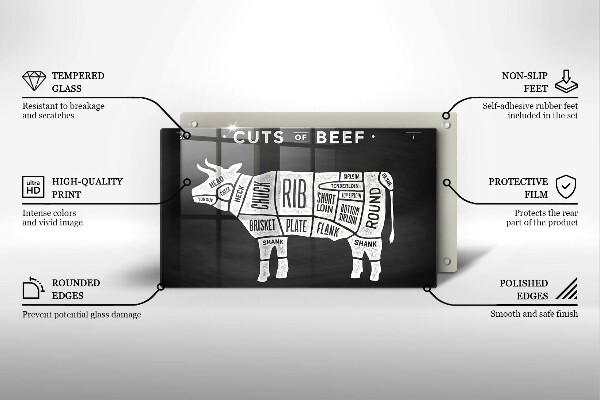 Cobertura de indução Carne de vaca