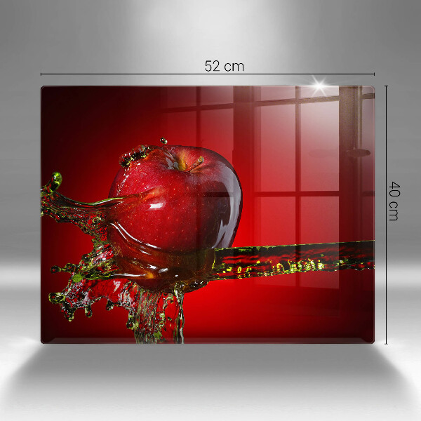 Tampa de parede do fogão a gás Maçã na água