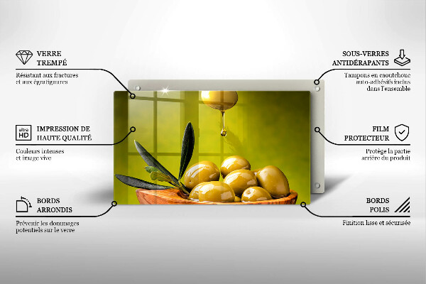 Vidro para placas de indução Azeitonas saborosas