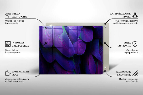 Cobertura de indução Penas de neon