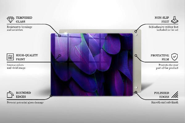 Cobertura de indução Penas de neon