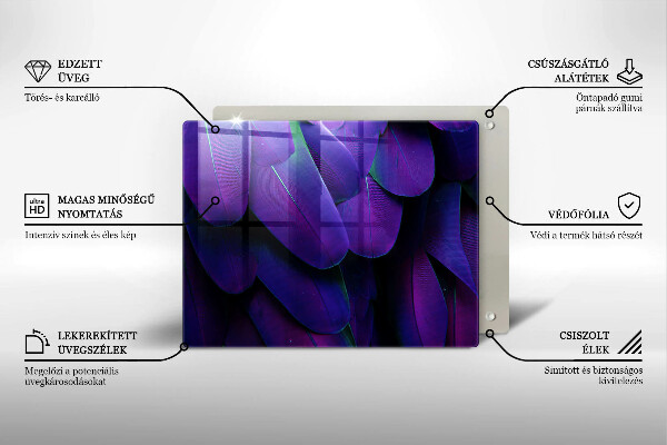 Cobertura de indução Penas de neon