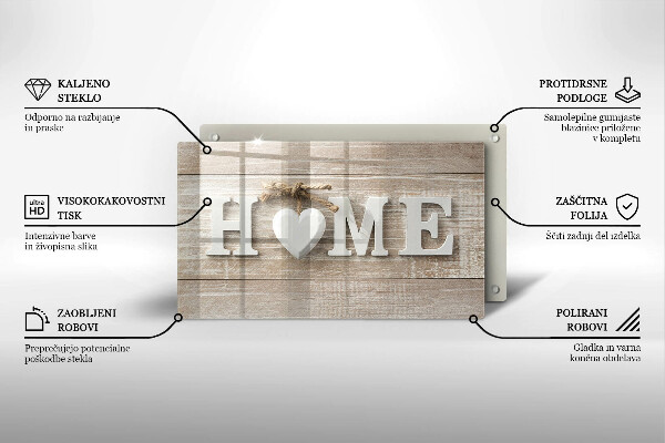 Vidro para placas de indução Placas e o sinal Home