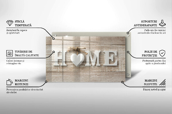 Vidro para placas de indução Placas e o sinal Home