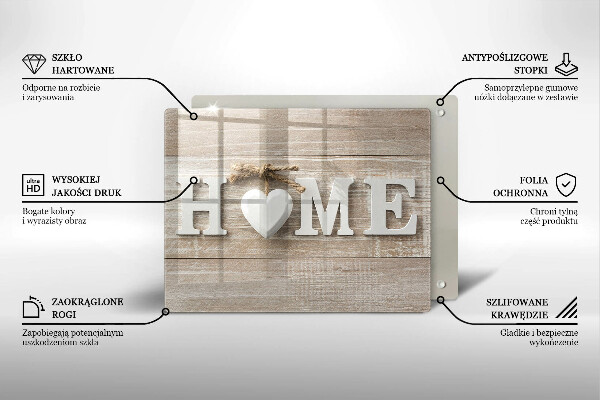 Vidro para placas de indução Placas e o sinal Home