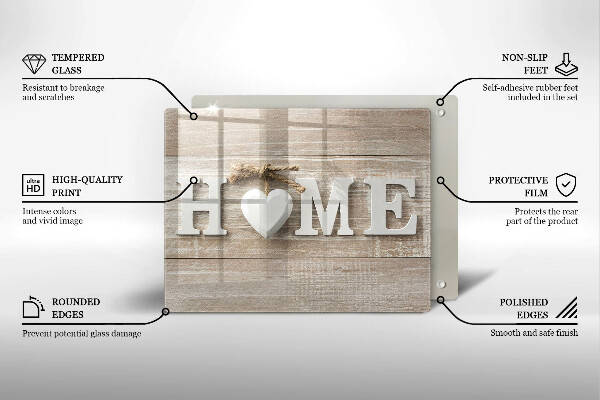 Vidro para placas de indução Placas e o sinal Home