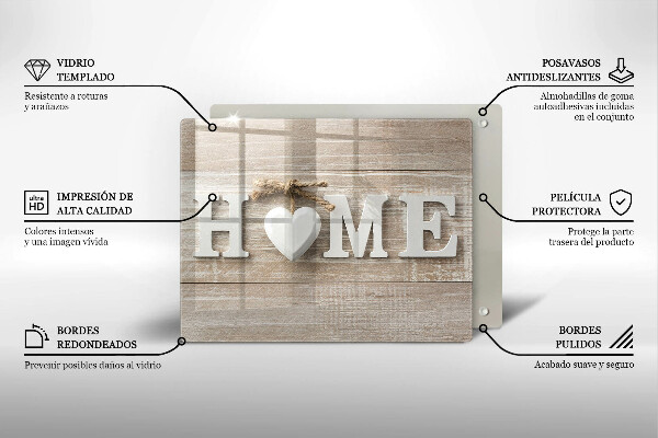 Vidro para placas de indução Placas e o sinal Home