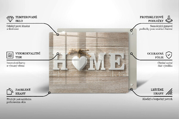 Vidro para placas de indução Placas e o sinal Home