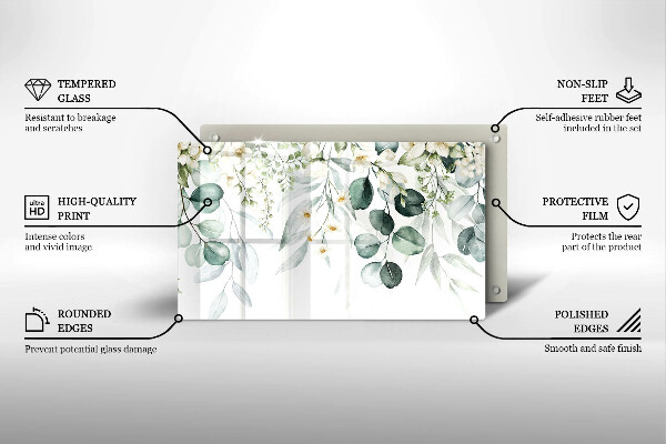 Cobertura de indução Plantas em aquarela