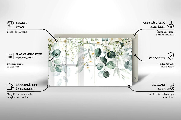 Cobertura de indução Plantas em aquarela