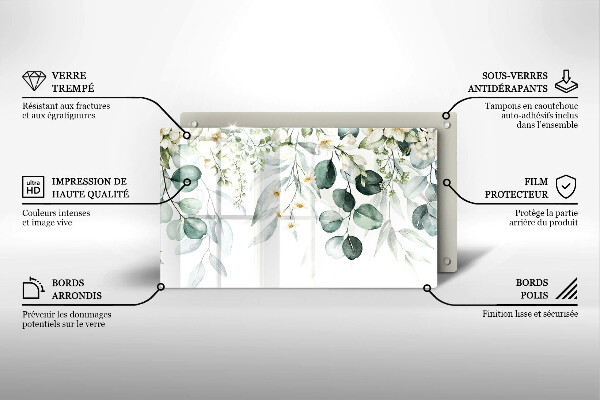 Cobertura de indução Plantas em aquarela