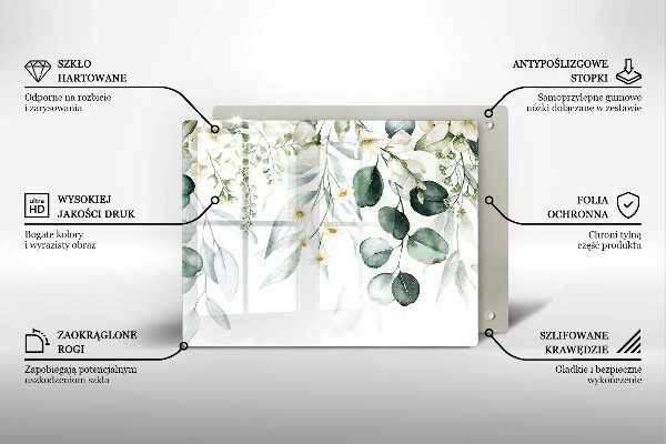 Cobertura de indução Plantas em aquarela