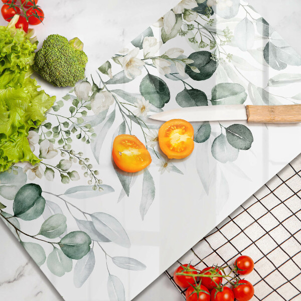 Cobertura de indução Plantas em aquarela