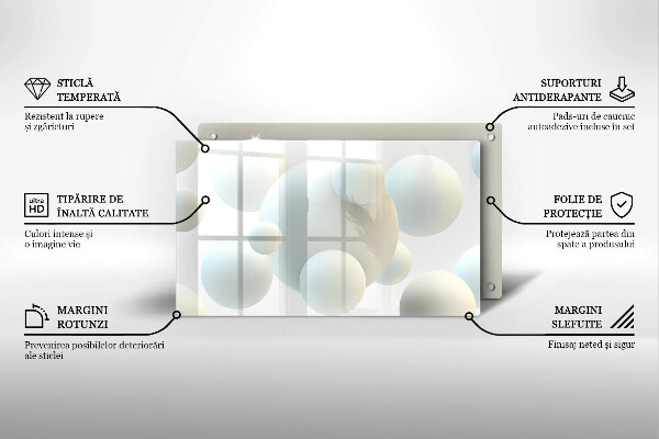 Cobertura de indução Esferas 3D modernas