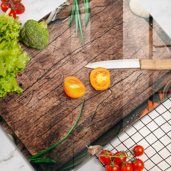 Tampa de parede do fogão a gás Tábua de cozinha de madeira