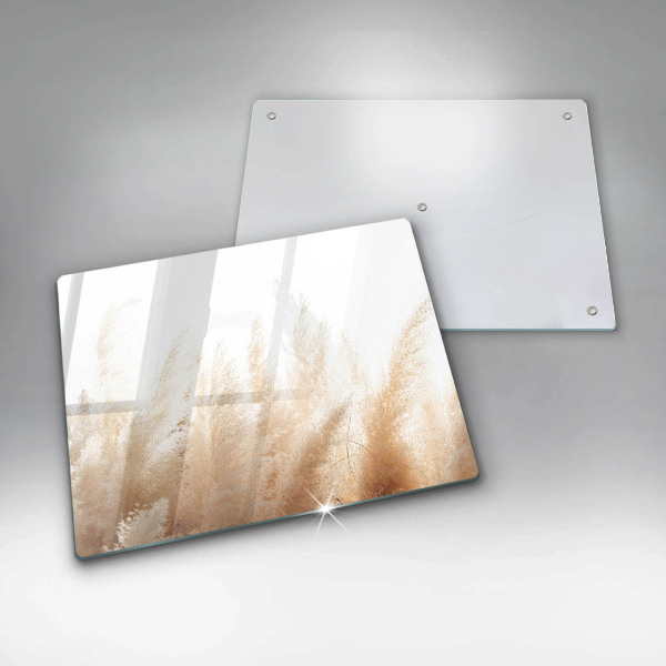 Tampa de parede do fogão a gás Capim-dos-pampas