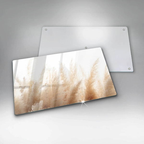 Tampa de parede do fogão a gás Capim-dos-pampas