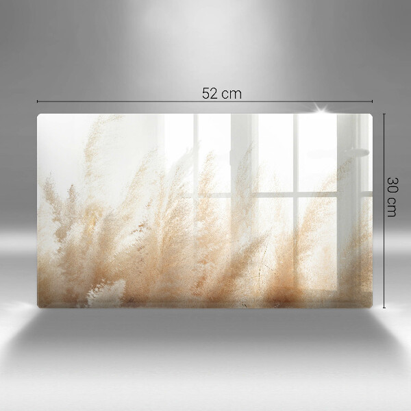 Tampa de parede do fogão a gás Capim-dos-pampas