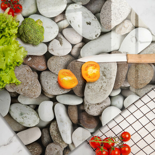 Tábua protetora Fundo de pequenas pedras