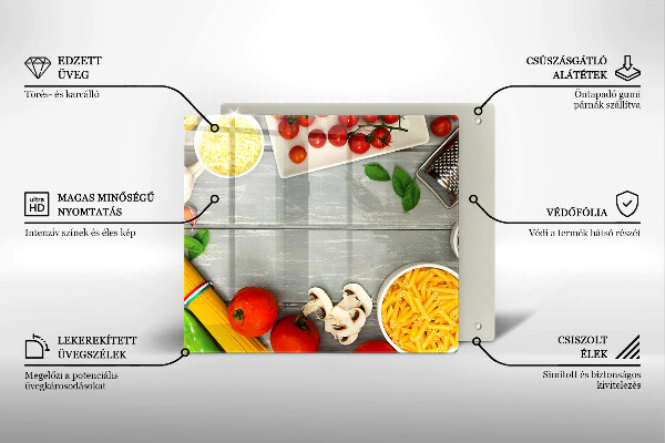 Tábua protetora Comida de cozinha