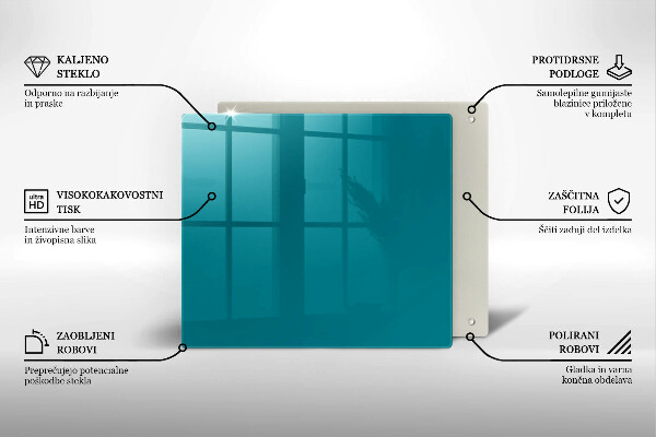 Protetor placa indução Cor turquesa