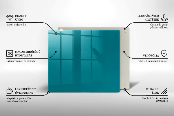 Protetor placa indução Cor turquesa