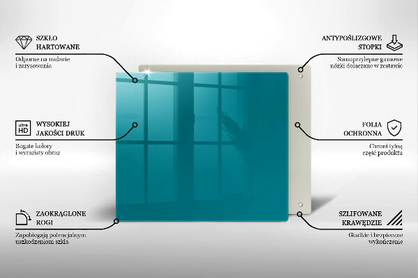 Protetor placa indução Cor turquesa