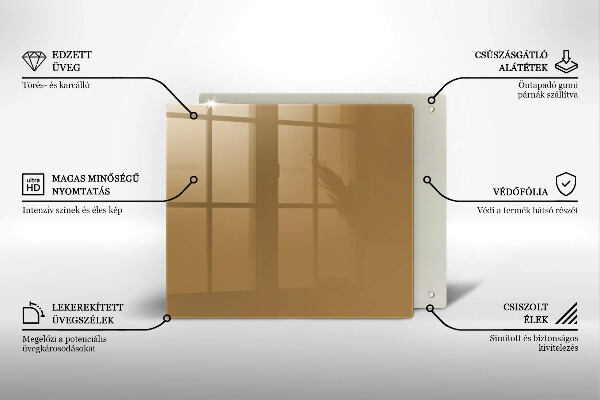 Protetor placa indução Cor bege