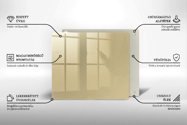 Protetor placa de indução Cor bege