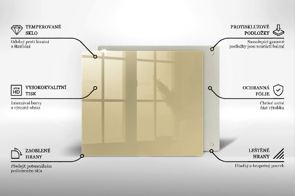 Protetor placa de indução Cor bege
