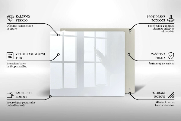 Protetor placa indução Cor branca