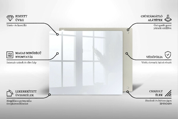 Protetor placa indução Cor branca