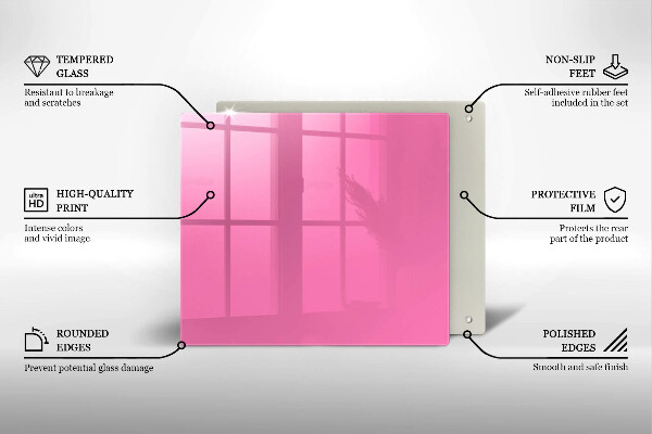 Tábua protetora Cor rosa