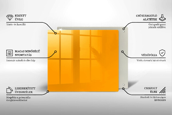 Protetor placa de indução Cor amarelo escuro