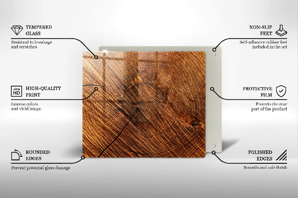 Protetor placa indução Estrutura de madeira