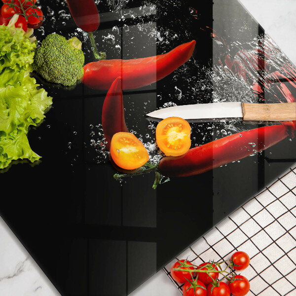 Protetor placa indução Pimentas em água