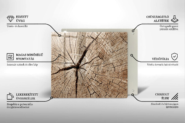 Tábua protetora Seção transversal de uma árvore