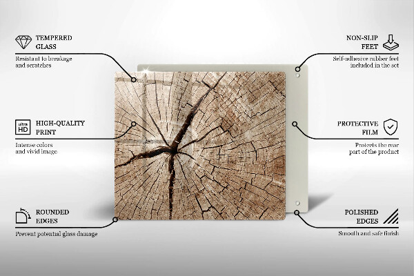 Tábua protetora Seção transversal de uma árvore