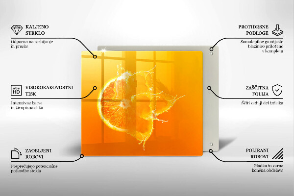 Tábua protetora Fruta laranja suculenta