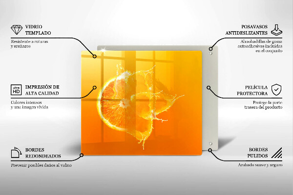 Tábua protetora Fruta laranja suculenta
